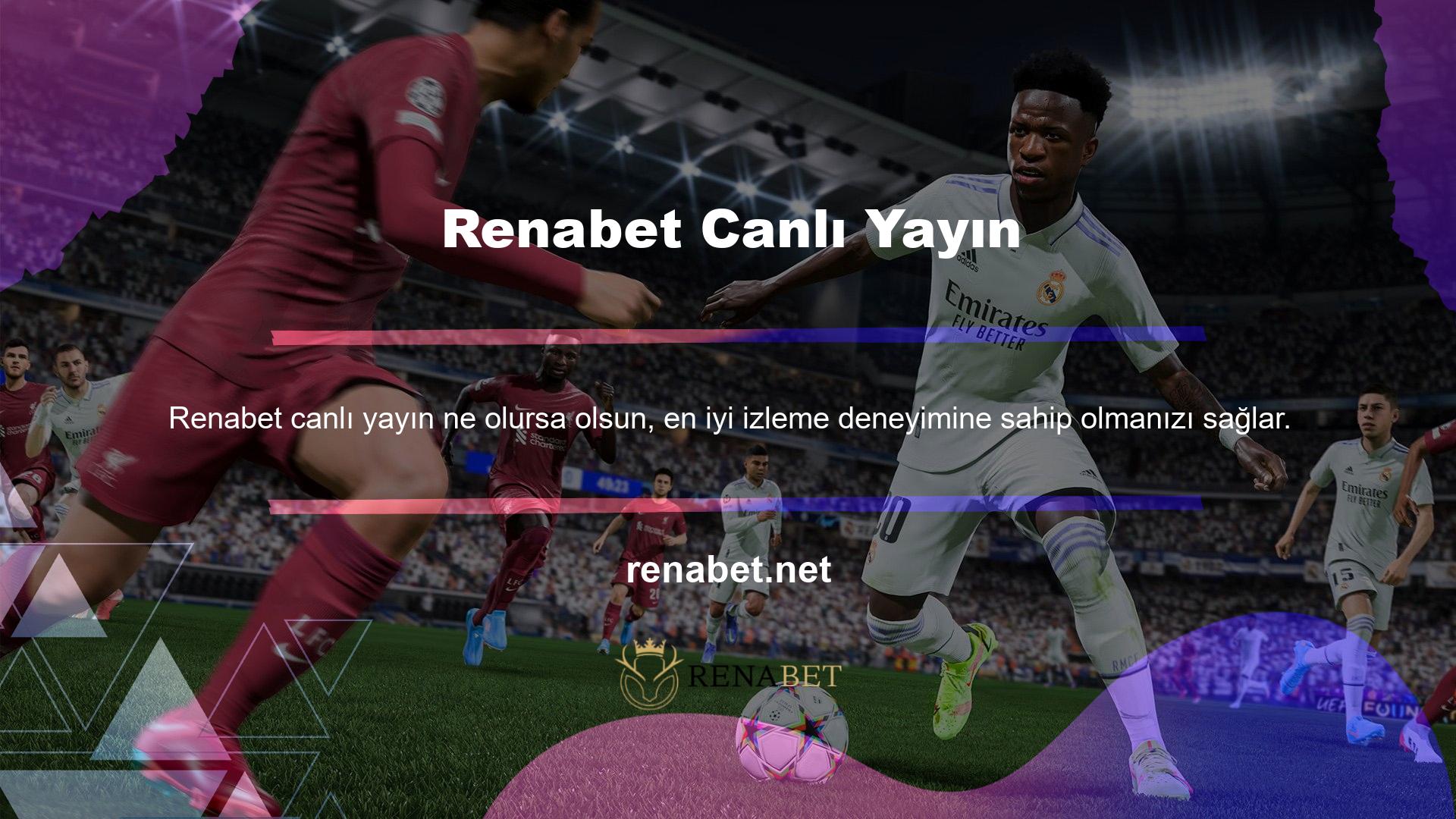 Başka bir deyişle, sadece futbol sahasında değil, aynı zamanda akla gelebilecek tüm şubelerde kullanıcılar canlı yayından memnun olabilirler