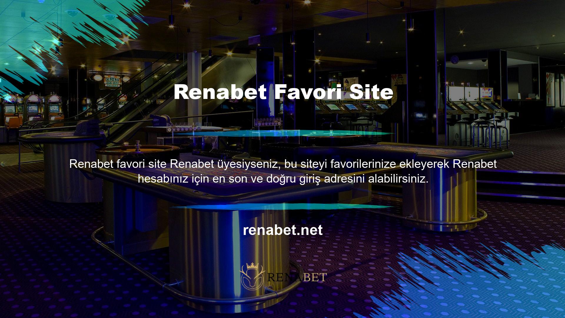 Renabet Yeni giriş