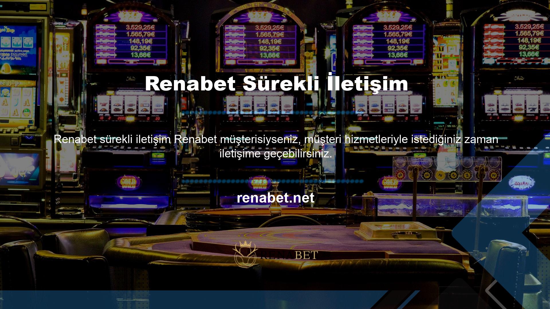 Renabet gerçek bahis yöntemlerini kullanmayan veya gerçek dünyada bir işe sahip olmak gibi doğrudan bazı bahisçilerden para almayan bir bahis şirketidir